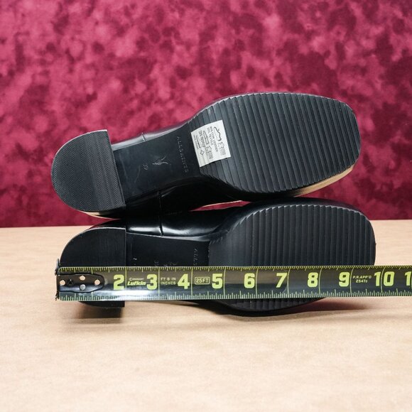 Allsaints Women Lottie Patent Leather Dress Chelsea Mid Calf Boots sz 9US EUR39 - Picture 7 of 9